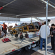A lot of the streamliners brought cranes and lifts with them to the pits